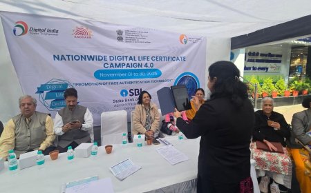 देहरादून में डिजिटल जीवन प्रमाणपत्र (DLC) अभियान 4.0: पेंशनभोगियों के लिए नई सुविधाएँ