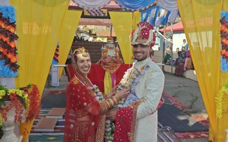 उत्तराखंड में अंतरराष्ट्रीय शादी: लंदन की मेलोडी और अक्षय ने लिए सुखद फेरे