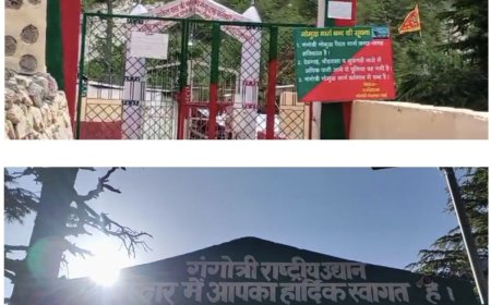 गंगोत्री नेशनल पार्क हुआ शीतकाल के लिए बंद, 29,162 सैलानियों से 81 लाख का राजस्व हासिल