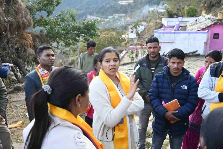 टिहरी की जिलाधिकारी ने सेम मुखैम मेला तैयारियों का दौरा किया, नागराजा मंदिर में की पूजा