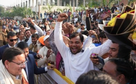 गन्ने के समर्थन मूल्य में वृद्धि पर किसानों ने मुख्यमंत्री धामी का किया अभिनंदन