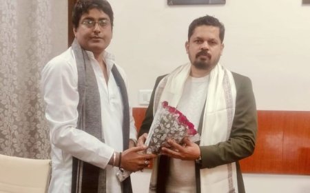 एनसीपी नेता सौरभ आहूजा ने राष्ट्रीय अध्यक्ष से की शिष्टाचार भेंट, युवा शक्ति पर चर्चा