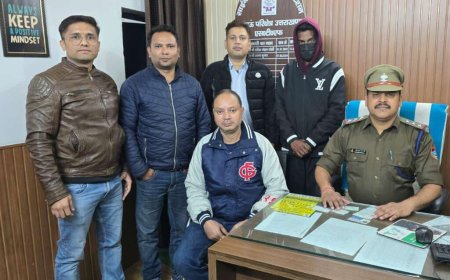 साइबर ठगी का मामला: 20 लाख की ठगी करने वाला ठग जयपुर में गिरफ्तार
