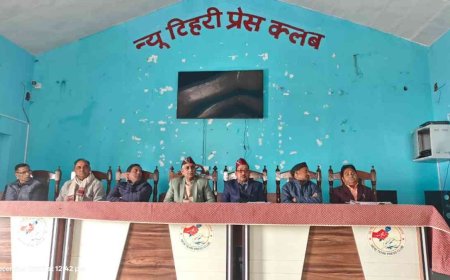 न्यू टिहरी प्रेस क्लब चुनाव में अनुराग उनियाल और विजय गुसाई ने पाई निर्विरोध जीत
