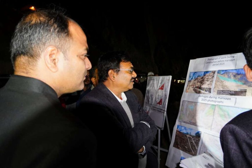 मुख्य सचिव ने स्वाला क्षेत्र का गहराई से किया निरीक्षण, सुरक्षा योजनाओं की प्रगति पर चर्चा