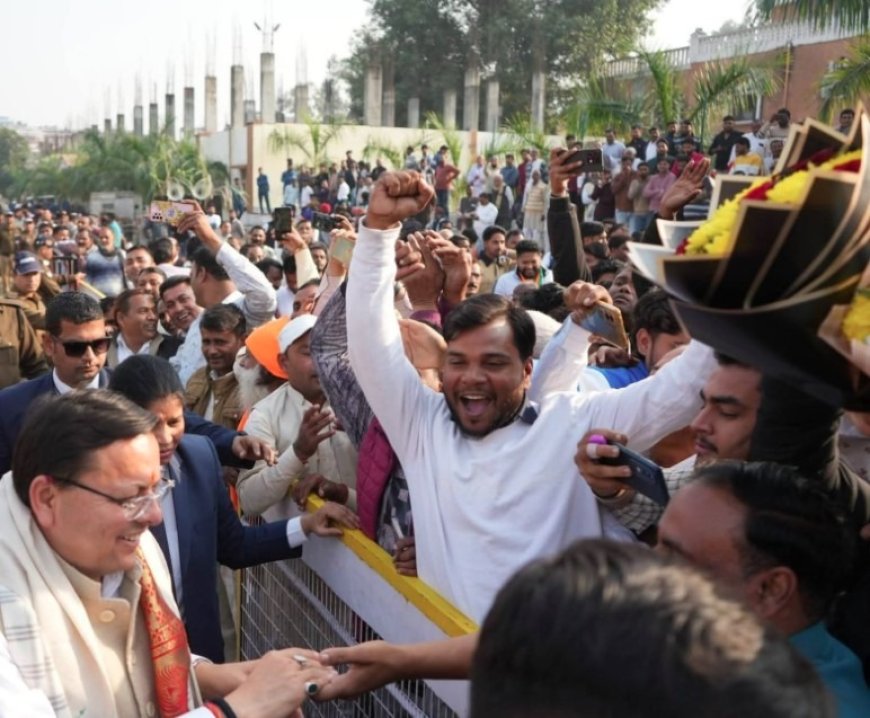 गन्ने के समर्थन मूल्य में वृद्धि पर किसानों ने मुख्यमंत्री धामी का किया अभिनंदन