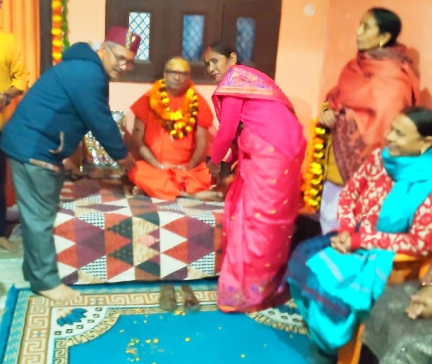 स्वामी रसिक महाराज का नृसिंह वाटिका आश्रम रायवाला में भव्य स्वागत, संस्कृति की रक्षा की अपील