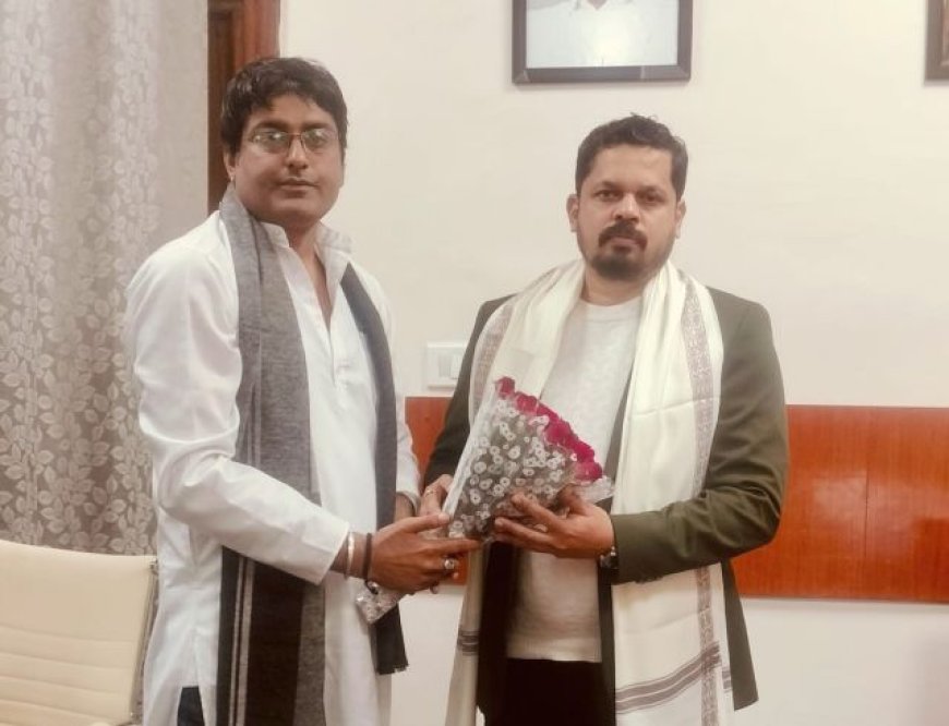 एनसीपी नेता सौरभ आहूजा ने राष्ट्रीय अध्यक्ष से की शिष्टाचार भेंट, युवा शक्ति पर चर्चा