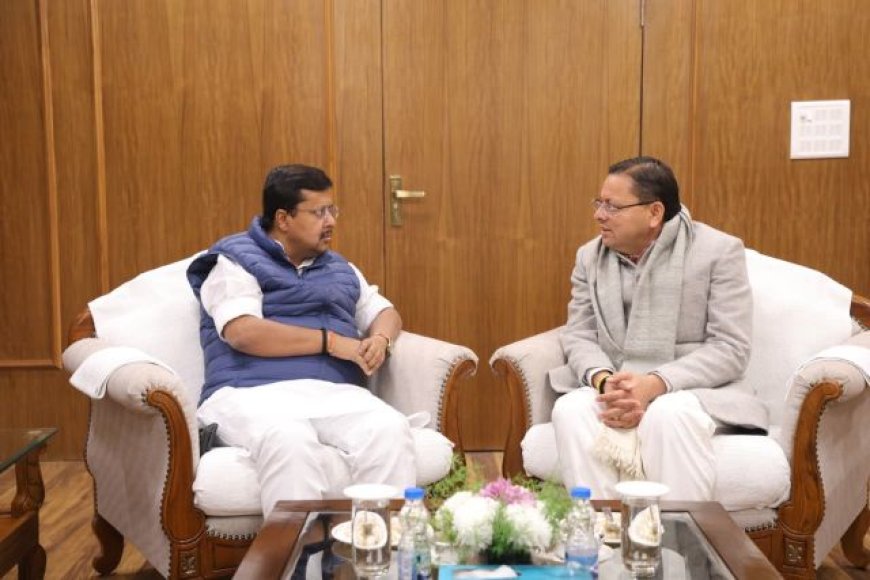 मुख्यमंत्री पुष्कर सिंह धामी ने राष्ट्रीय कार्यकारी अध्यक्ष नितिन नबीन को दी शुभकामनाएं