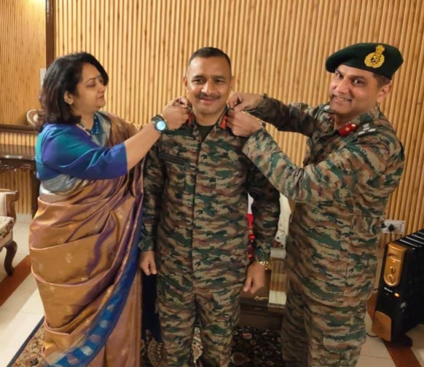 पौड़ी के मनोज खर्कवाल ने सेना में मेजर जनरल का पद प्राप्त किया