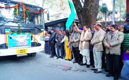 उत्तराखंड परिवहन निगम में शामिल हुई 100 नई बसें: मुख्यमंत्री ने किया उद्घाटन