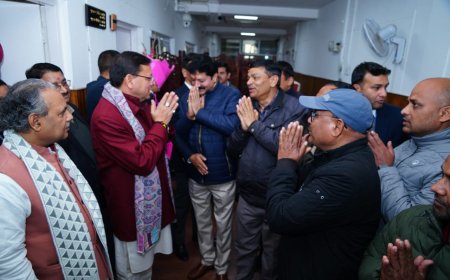 सीएम ने राज्य निगम कर्मचारी महासंघ से नए साल की बधाई प्राप्त की