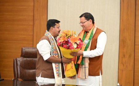मुख्यमंत्री पुष्कर सिंह धामी ने नितिन नबीन को बधाई और शुभकामनाएं दी