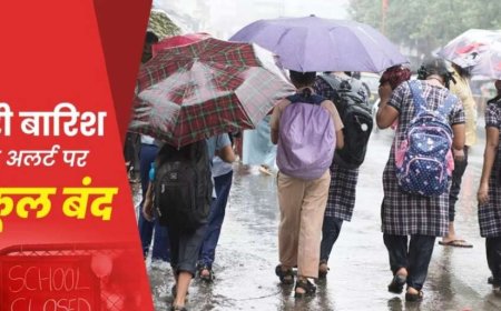 उत्तराखंड में भारी बारिश की चेतावनी, स्कूल और आंगनबाड़ी केंद्र रहेंगे बंद - बड़ी खबर