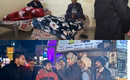 देहरादून में जिलाधिकारी ने रात्रि में चौक-चौराहों पर अलाव व्यवस्था का लिया जायजा, रैनबसेरों में रहने वालों का हाल जाना