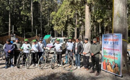 देहरादून में ‘मेरा भारत, मेरा वोट’ के तहत आयोजित पदयात्राएं और साइकिल रैली: चुनावी जागरूकता का नया अभियान