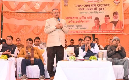 रुद्रपुर में जनहित शिविर, 39 शिकायतों का त्वरित निस्तारण, गणेश जोशी की सराहनीय पहल