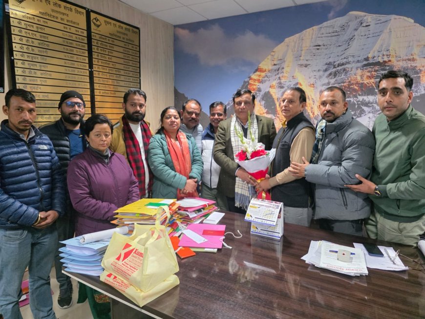उत्तरांचल प्रेस क्लब भवन निर्माण में प्रशासन की सक्रियता: महानिदेशक बंशीधर तिवारी का आश्वासन
