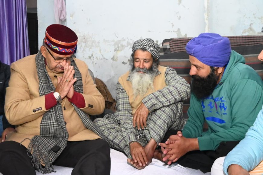 कृषि मंत्री गणेश जोशी ने सुखवंत सिंह के परिवार से की संवेदना भेंट, सहायता का आश्वासन