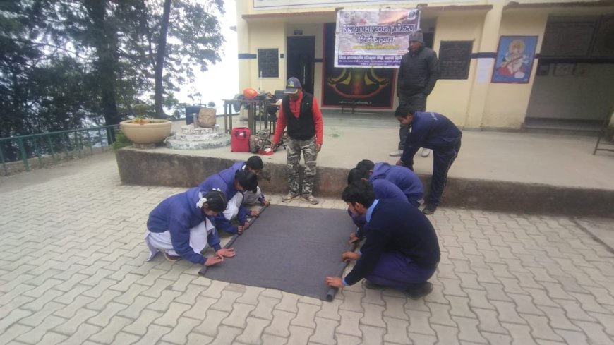 दुआधार विद्यालय में आपदा प्रबंधन और लाइफ सेफ्टी प्रशिक्षण का आयोजन