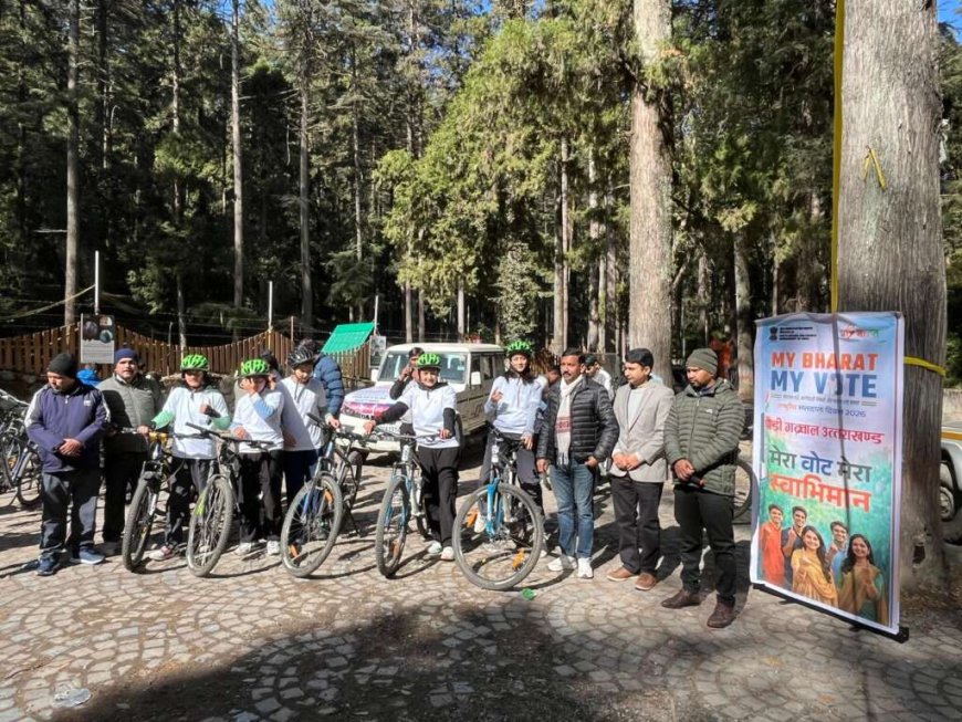 देहरादून में ‘मेरा भारत, मेरा वोट’ के तहत आयोजित पदयात्राएं और साइकिल रैली: चुनावी जागरूकता का नया अभियान