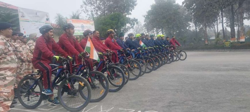 आईटीबीपी का 'संडे ऑन साइकिल' अभियान: फिट इंडिया का संदेश बांटने की कोशिश