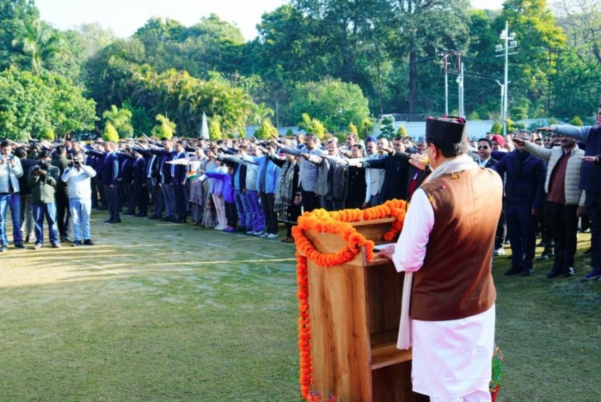 सशक्त, समृद्ध और आत्मनिर्भर भारत के निर्माण की दिशा में कदम - सीएम धामी