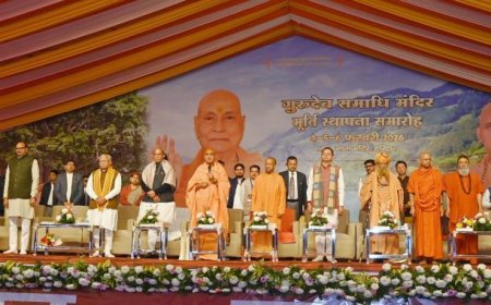 हरिद्वार में स्वामी सत्यमित्रानंद गिरि महाराज की समाधि मंदिर मूर्ति स्थापना समारोह का विधिवत समापन