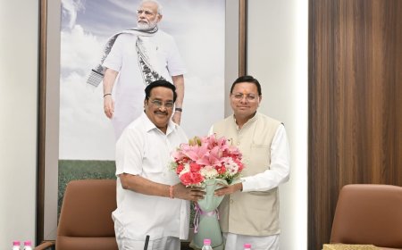 हरिद्वार महाकुंभ 2027 के लिए गंभीर तैयारी: सीएम धामी ने केंद्रीय मंत्री से की मुलाकात, ₹408 करोड़ की परियोजनाओं की मांग