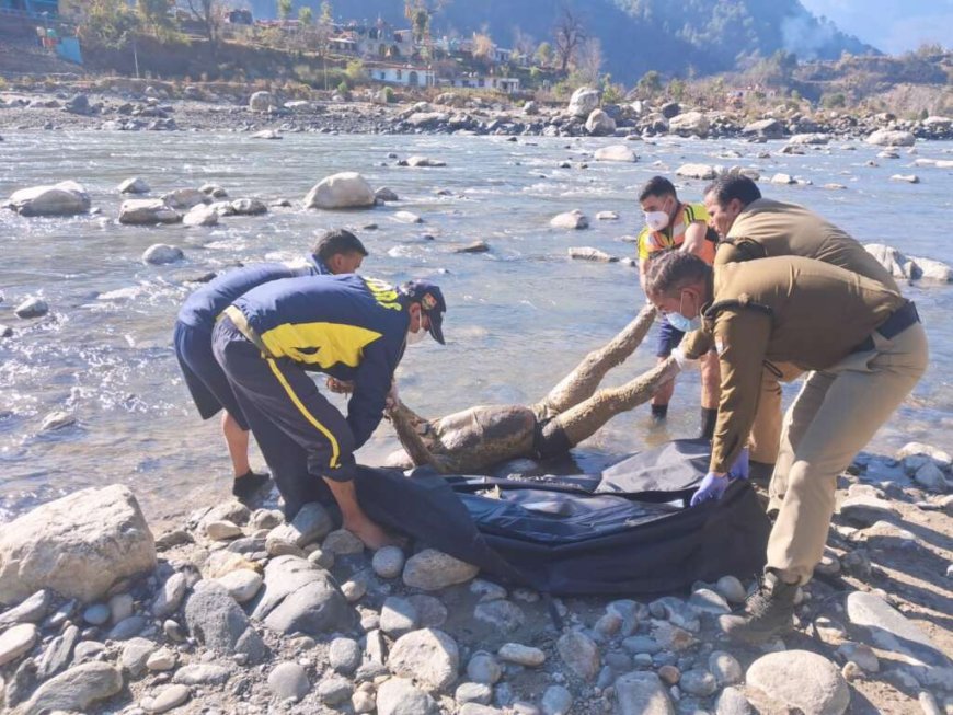 उत्तराखंड में नदी में शव मिलने से हड़कंप, एसडीआरएफ ने किया रेस्क्यू