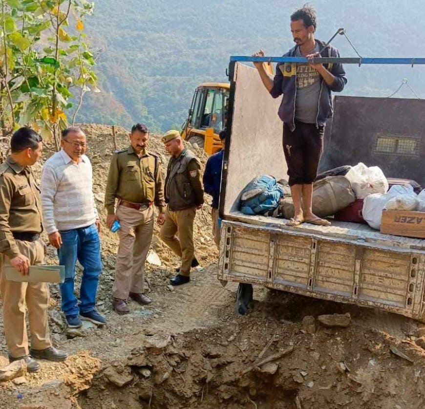 देवप्रयाग पुलिस ने लंबित विसरा मालों का विनष्टीकरण किया, समयबद्ध निस्तारण की सुनिश्चितता