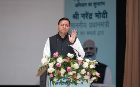 प्रधानमंत्री नरेंद्र मोदी ने 14 वर्ष की लड़कियों के लिए एचपीवी टीकाकरण अभियान का शुभारंभ किया