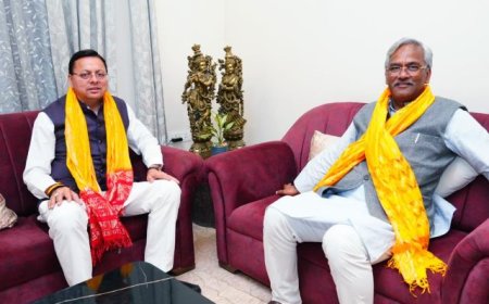 मुख्यमंत्री पुष्कर सिंह धामी ने त्रिवेंद्र सिंह रावत को दी होली की शुभकामनाएँ