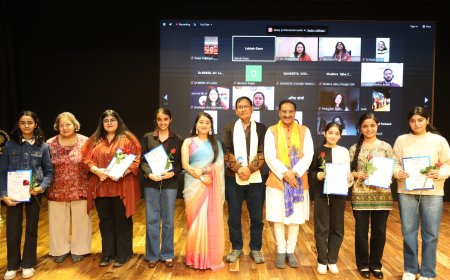 विश्व के बाल लेखकों का लेखक गाँव में भव्य स्वागत - नए लेखक सृजन मंच