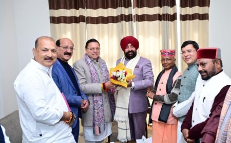 मुख्यमंत्री पुष्कर सिंह धामी की राज्यपाल से शिष्टाचार भेंट: भारतीय राजनीति की नई दिशा
