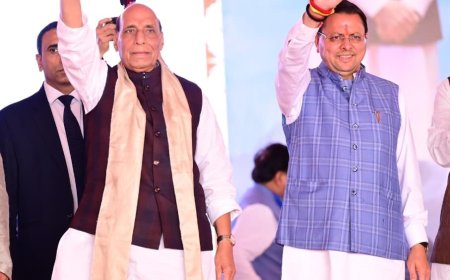 उत्तराखंड सरकार के ‘धुरंधर’ मुख्यमंत्री धामी ने दिखाई विकास की नई दिशा: राजनाथ सिंह की सराहना