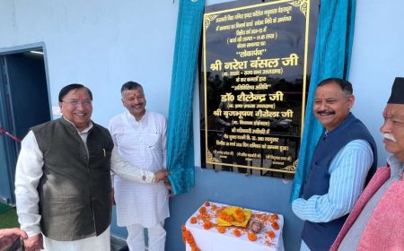 देहरादून में सांसद नरेश बंसल ने किया नवनिर्मित शिक्षण कक्ष का लोकार्पण