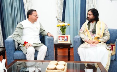 देवकीनंदन ठाकुर जी महाराज ने चारधाम यात्रा की व्यवस्थाओं में सुधार के लिए सीएम धामी की सराहना की