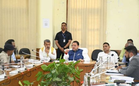 सीएम धामी ने बिंदुखत्ता राजस्व ग्राम की प्रगति तेज करने के दिए निर्देश: मानव-वन्यजीव संघर्ष के समाधान पर जोर