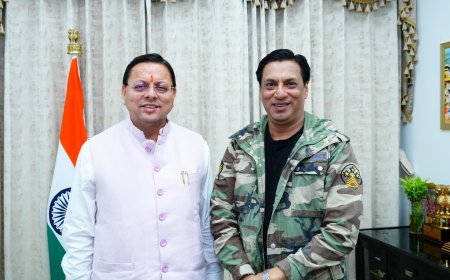 मुख्यमंत्री पुष्कर सिंह धामी और मधुर भंडारकर की मुलाकात, उत्तराखंड को फिल्म निर्माण हब बनाने की दिशा में कदम