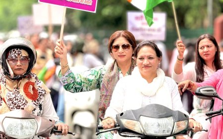 देहरादून: नारी सशक्तिकरण की चमक, "नारी शक्ति वंदन" रैली में उमड़ी मातृशक्ति