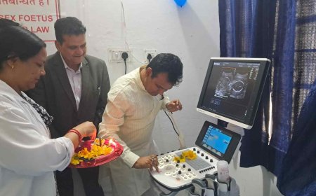 हिण्डोलाखाल सामुदायिक स्वास्थ्य केंद्र में अल्ट्रासाउंड सेवा का आरंभ, 35 मरीजों को मिली सुविधा