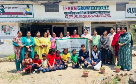 केसरवाला प्राथमिक विद्यालय में पर्यावरण जागरूकता कार्यक्रम का आयोजन