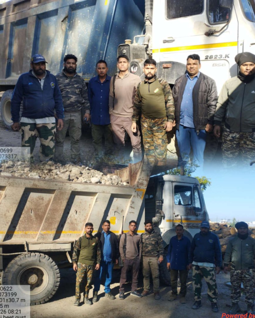 उत्तराखंड में अवैध खनन के खिलाफ वन विभाग की कड़ी कार्रवाई, दो डंपर किए जब्त