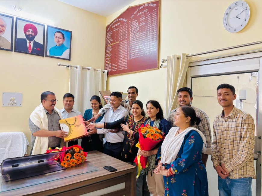 सहायक निदेशक बद्री चंद नेगी को भावपूर्ण विदाई: नई जिम्मेदारियों की ओर उनका सफर