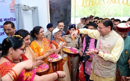 मुख्यमंत्री पुष्कर सिंह धामी ने वरिष्ठ नागरिक सम्मान एवं खेल समारोह में किया भागीदारी
