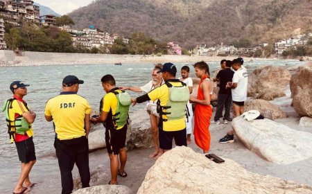 ऋषिकेश हादसा: गंगा में डूबा युवक, एसडीआरफ का सर्च ऑपरेशन जारी