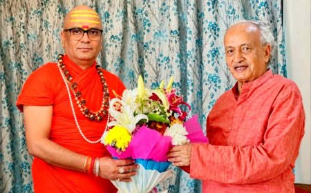 पूर्व मुख्यमंत्री भगत सिंह कोश्यारी को पद्मभूषण मिलने पर स्वामी रसिक महाराज ने दी बधाई