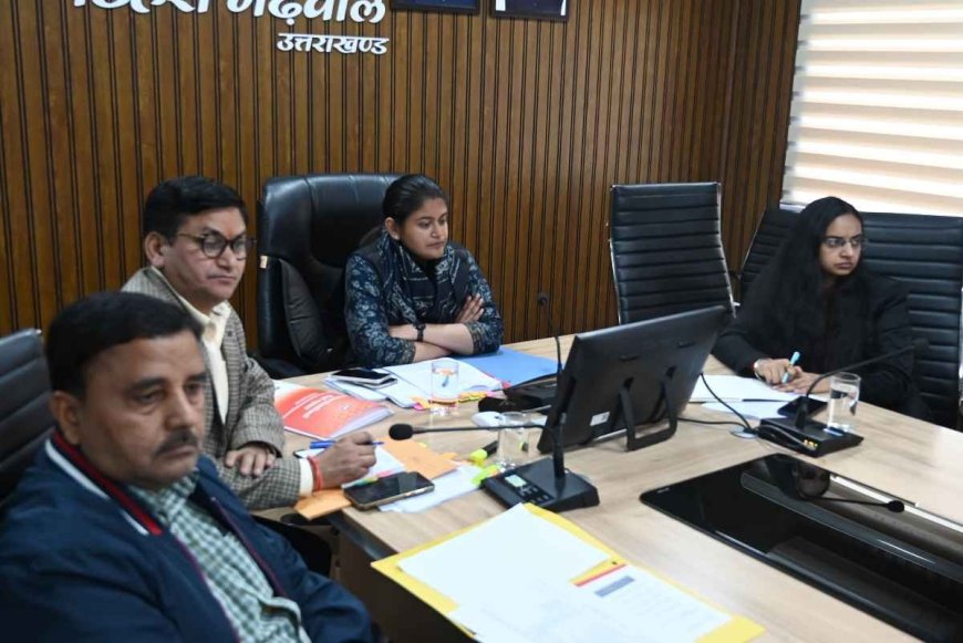 मानसून से पहले टिहरी गढ़वाल में जलभराव समस्या का समाधान, प्रभारी जिलाधिकारी की महत्वपूर्ण बैठक