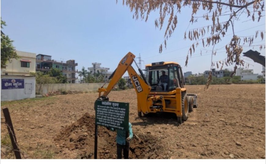 एमडीडीए की गहरी छाप: अजबपुर कला में 8 बीघा पर अवैध प्लॉटिंग ध्वस्त